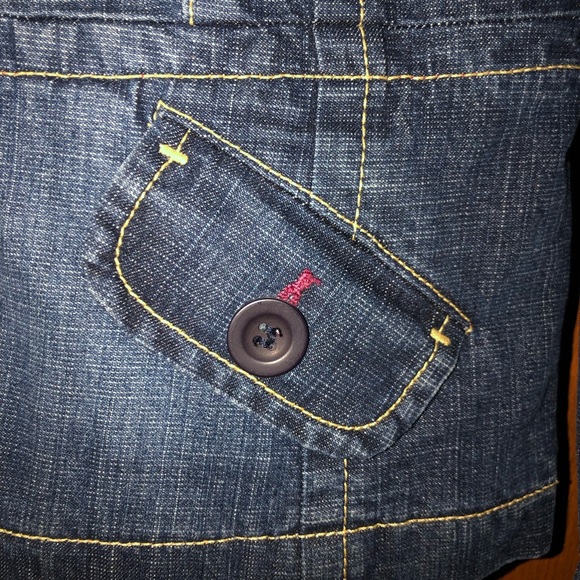 Anthropologie Denim Jacket by Louie great condition size 6 - Picture 4 of 16